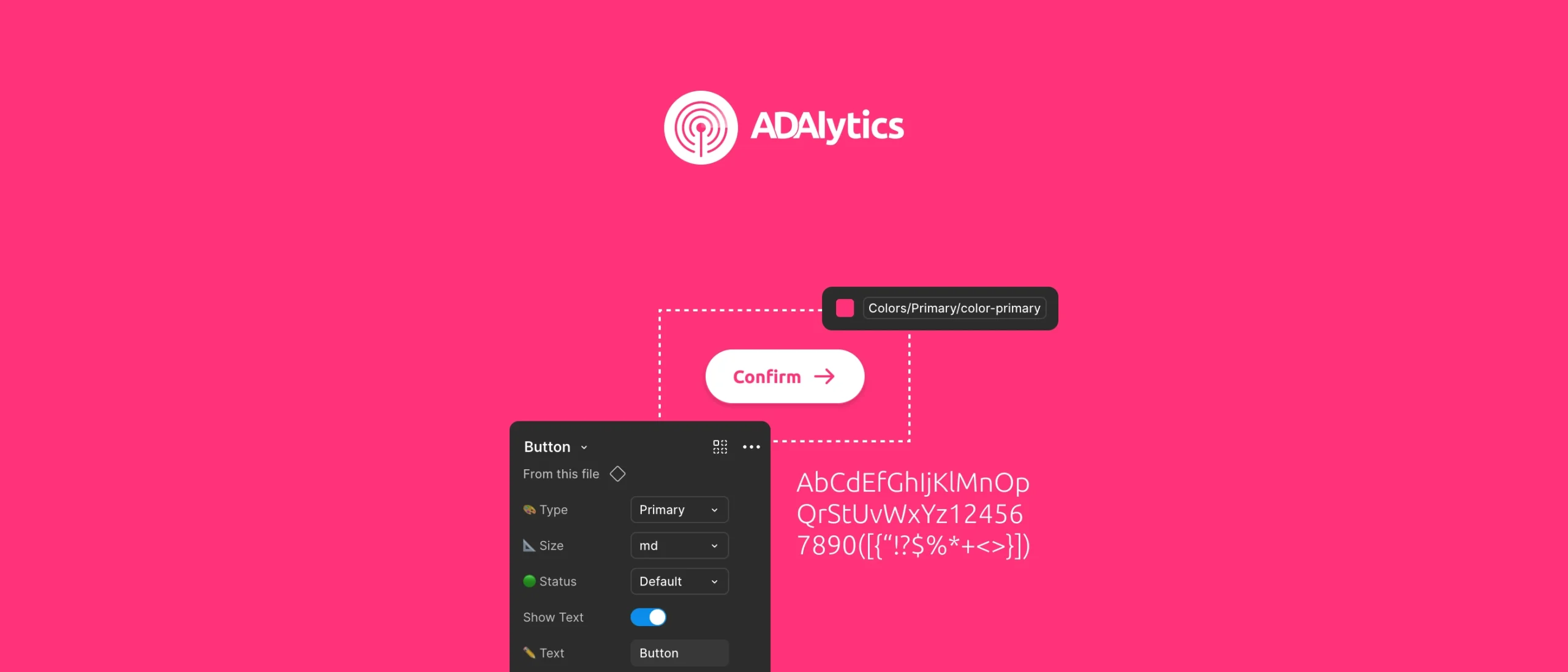 Adalytics — componenti del Design System