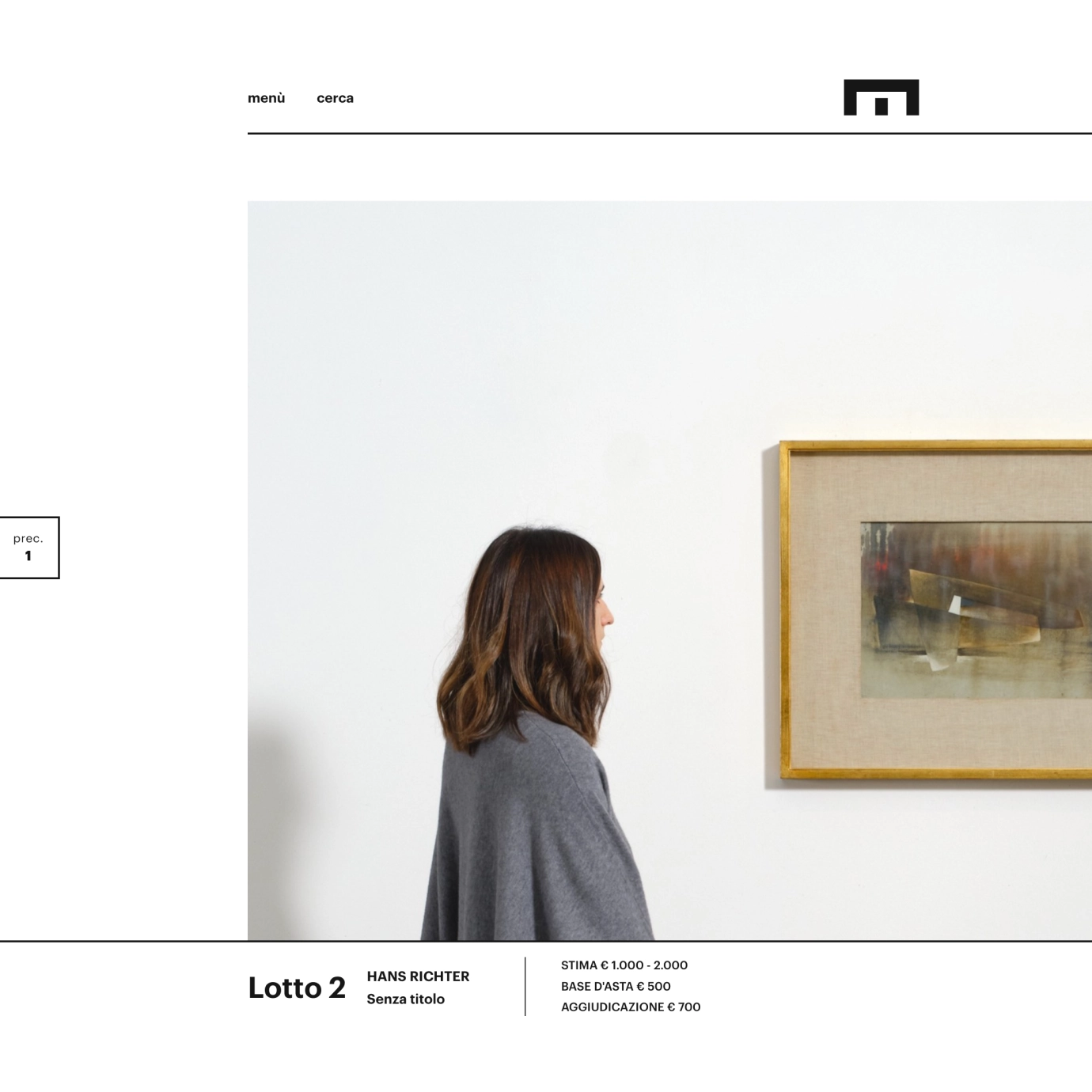Martini Arte — dashboard di gestione dell'asta