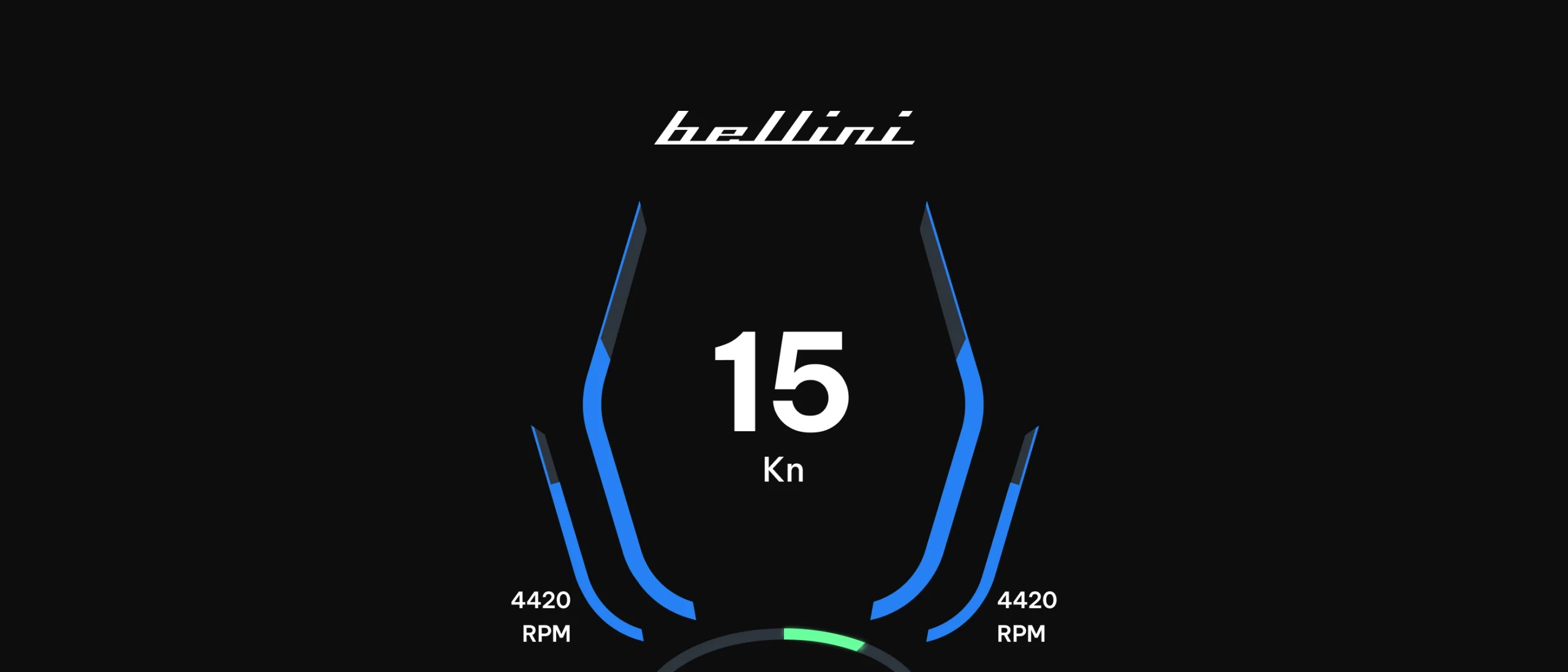 Plancia di comando per Yacht — dashboard di controllo di bordo Bellini