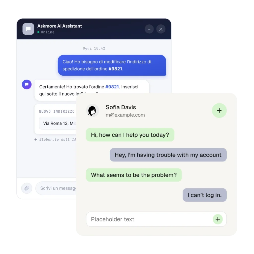 Anteprima della chat di Askmore