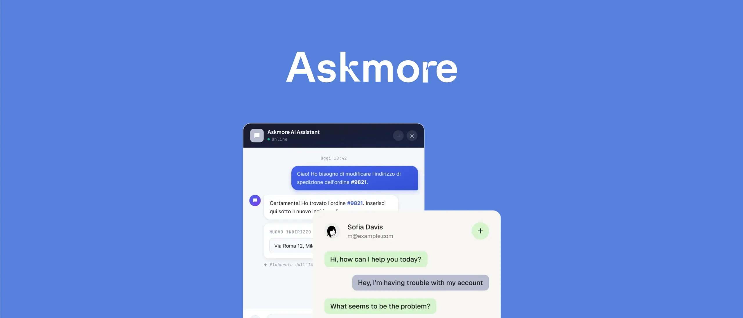 Askmore, il servizio clienti AI di Mònade